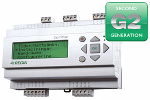 Цифровые контроллеры Regin Corrigo E15, E15D, E28, E28D для приточно-вытяжных систем 