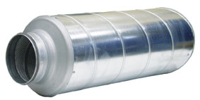 Шумоглушитель Systemair LDC 250-600 для круглых воздуховодов