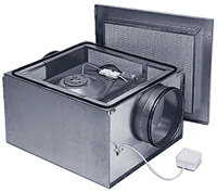 Канальные промышленные вентиляторы в звукоизолированном корпусе Ostberg IRE 355 C1
