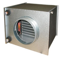 Воздухоохладитель Systemair CWK 200-3-2,5 водяной для круглых воздуховодов
