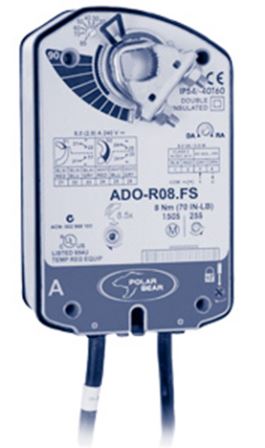 Электроприводы для воздушных заслонок и вентилей Polar Bear 8Нм «Safety» ADO-R08.F S 