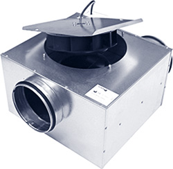 Низкопрофильные канальные промышленные вентиляторы для круглых каналов Ostberg LPKB Silent 160 C1 