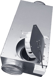 Низкопрофильные канальные промышленные вентиляторы для круглых каналов Ostberg LPKBI 125 B 