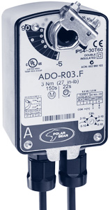 Электроприводы для воздушных заслонок и вентилей Polar Bear 3Нм «Safety» ADO-R03.F(S), ASO-R03.F(S), ADM-R03.F(S) 